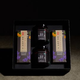 [CheongSum] Fermented Doraji(Balloon flower) & Red ginseng Extract Premium Gift Set-Lactobacilli-Made in Korea